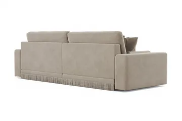 Adelsö by Gynning 4-sits Djup Sammetssoffa - Beige - Möbler - Soffa - 4 sits soffa