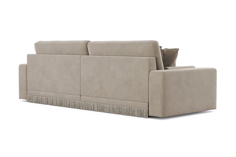 Adelsö by Gynning 4-sits Djup Sammetssoffa - Beige - Möbler - Soffa - 4 sits soffa