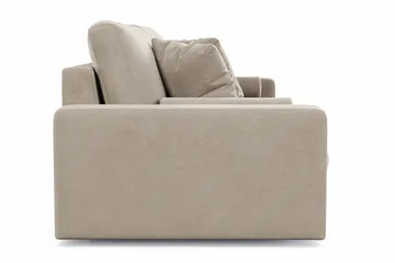 Adelsö by Gynning 4-sits Djup Sammetssoffa - Beige - Möbler - Soffa - 4 sits soffa