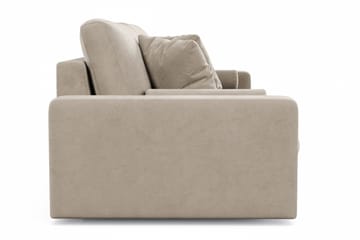 Adelsö by Gynning 4-sits Djup Sammetssoffa - Beige - Möbler - Soffa - 4 sits soffa