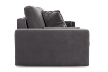 Adelsö by Gynning 4-sits Djup Sammetssoffa - Mörkgrå - Möbler - Soffa - 4 sits soffa