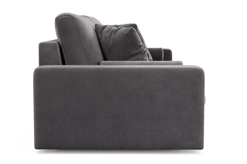 Adelsö by Gynning 4-sits Djup Sammetssoffa - Mörkgrå - Möbler - Soffa - 4 sits soffa