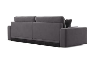 Adelsö by Gynning 4-sits Djup Sammetssoffa - Mörkgrå - Möbler - Soffa - 4 sits soffa