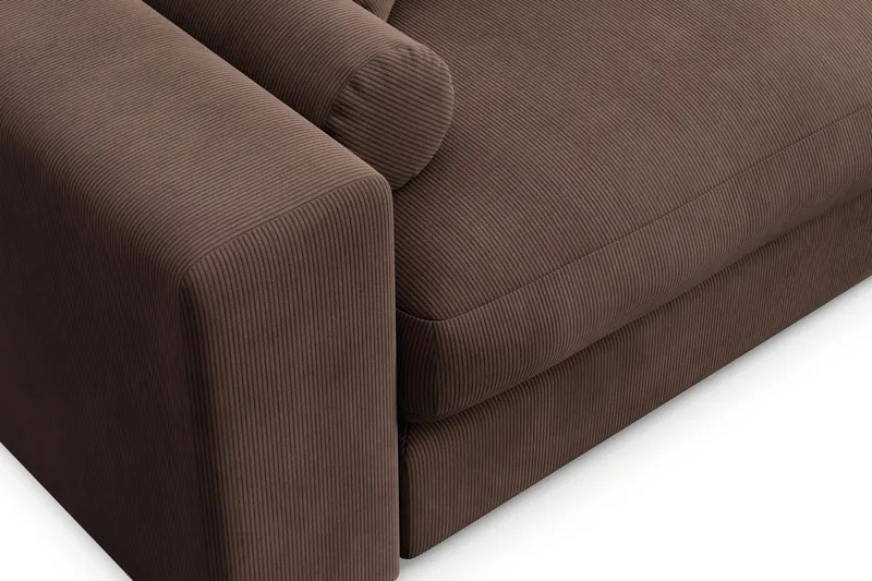 Adelsö by Gynning 4-sits Djup Soffa i Manchester - Brun - Möbler - Soffa - 4 sits soffa