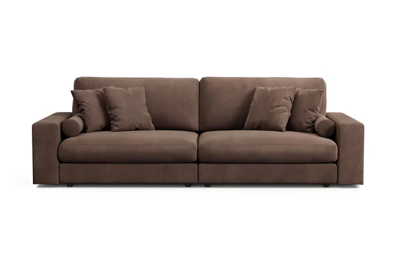 Adelsö by Gynning 4-sits Djup Soffa i Manchester - Brun - Möbler - Soffa - 4 sits soffa