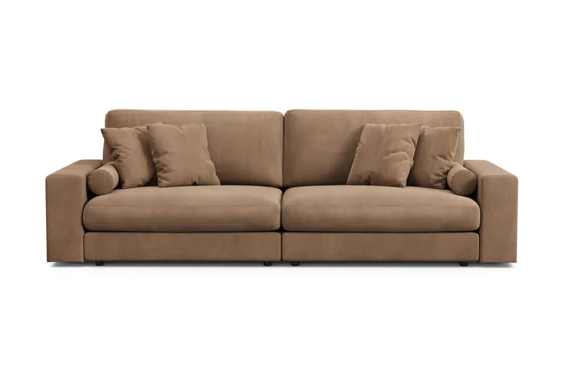 Adelsö by Gynning 4-sits Djup Soffa i Manchester - Brun - Möbler - Soffa - 4 sits soffa