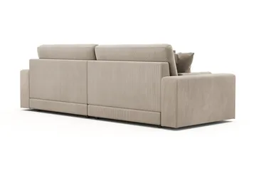 Adelsö by Gynning 4-sits Djup Soffa i Manchester - Greige - Möbler - Soffa - 4 sits soffa