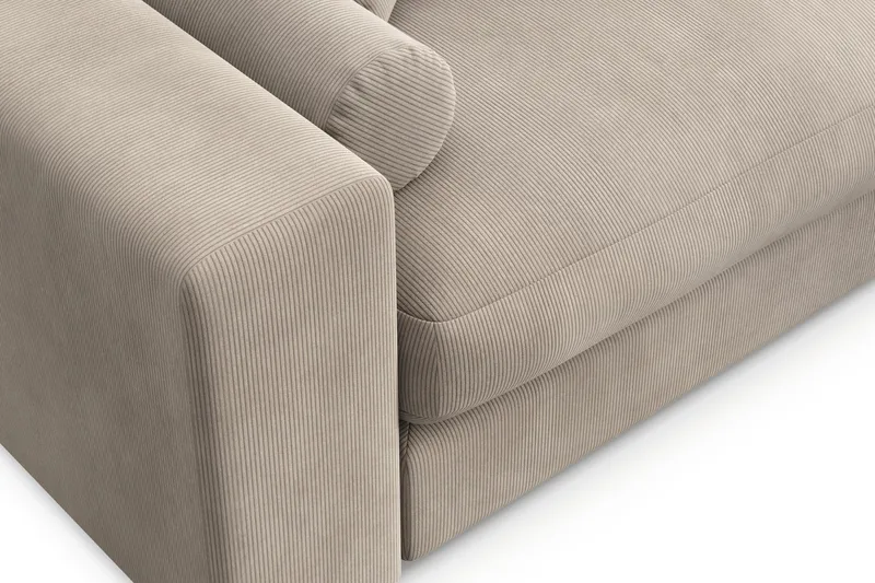 Adelsö by Gynning 4-sits Djup Soffa i Manchester - Greige - Möbler - Soffa - 4 sits soffa