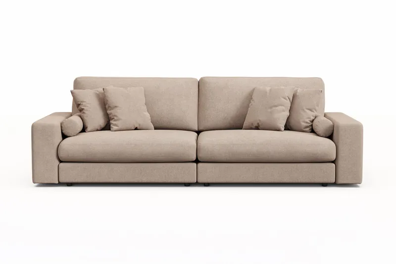 Adelsö by Gynning 4-sits Djup Soffa i Tyg - Beige - Möbler - Soffa - 4 sits soffa