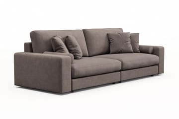Adelsö by Gynning 4-sits Djup Soffa i Tyg - Brun - Möbler - Soffa - 4 sits soffa