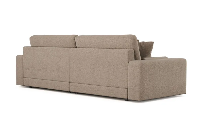 Adelsö by Gynning 4-sits Djup Soffa i Tyg - Brun - Möbler - Soffa - 4 sits soffa