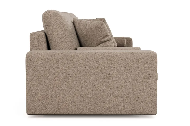 Adelsö by Gynning 4-sits Djup Soffa i Tyg - Brun - Möbler - Soffa - 4 sits soffa