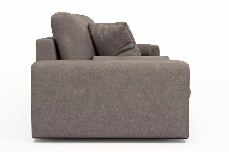 Adelsö by Gynning 4-sits Djup Soffa i Tyg - Brun - Möbler - Soffa - 4 sits soffa