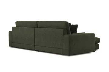Adelsö by Gynning 4-sits Vändbar L-formad Djup Divansoffa i Tyg - Grön - Möbler - Soffa - Divansoffa & schäslongsoffa - 4 sits soffa med divan