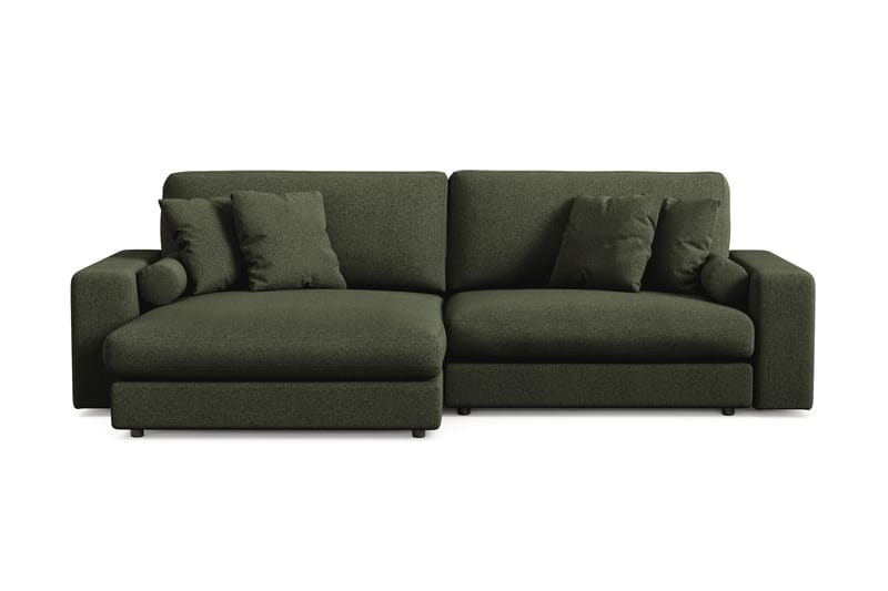 Adelsö by Gynning 4-sits Vändbar L-formad Djup Divansoffa i Tyg - Grön - Möbler - Soffa - Divansoffa & schäslongsoffa - 4 sits soffa med divan