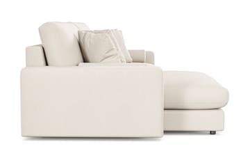 Adelsö by Gynning 4-sits Vändbar L-formad Djup Divansoffa i Tyg - Ljusbeige - Möbler - Soffa - Divansoffa & schäslongsoffa - 4 sits soffa med divan