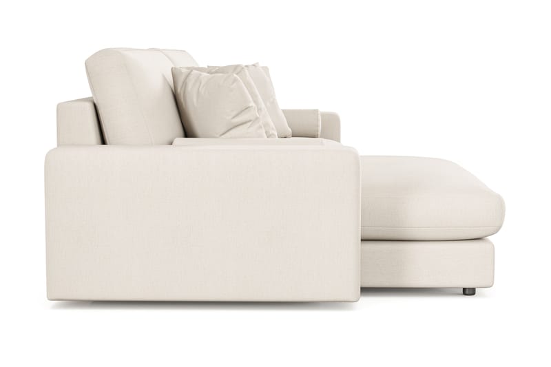 Adelsö by Gynning 4-sits Vändbar L-formad Djup Divansoffa i Tyg - Ljusbeige - Möbler - Soffa - Divansoffa & schäslongsoffa - 4 sits soffa med divan