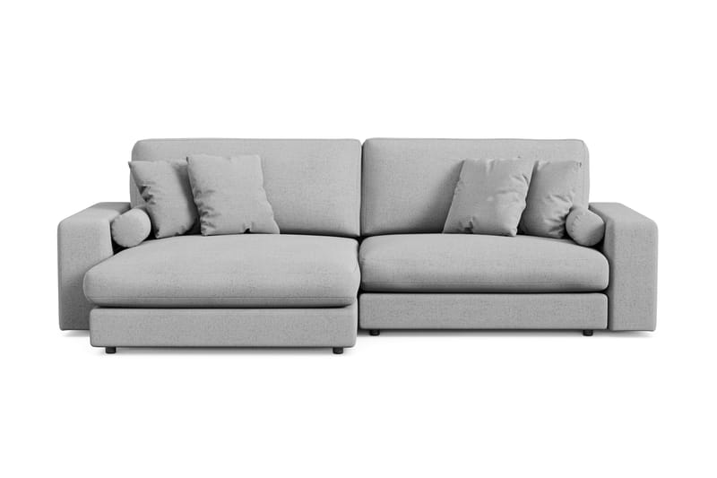Adelsö by Gynning 4-sits Vändbar L-formad Djup Divansoffa i Tyg - Ljusgrå - Möbler - Soffa - Divansoffa & schäslongsoffa - 4 sits soffa med divan