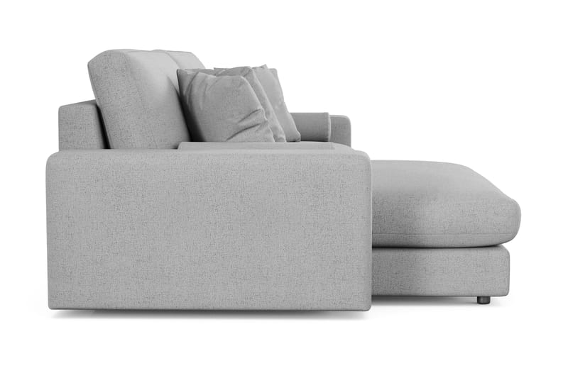 Adelsö by Gynning 4-sits Vändbar L-formad Djup Divansoffa i Tyg - Ljusgrå - Möbler - Soffa - Divansoffa & schäslongsoffa - 4 sits soffa med divan