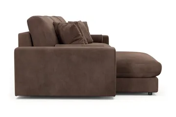 Adelsö by Gynning 5-sits Vändbar L-formad Djup Divansoffa i Manchester - Brun - Möbler - Soffa - Divansoffa & schäslongsoffa