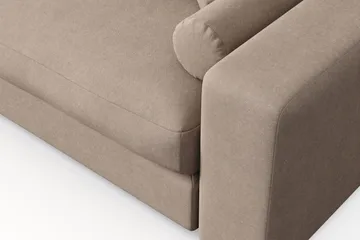 Adelsö by Gynning 5-sits Vändbar L-formad Djup Divansoffa i Tyg - Beige - Möbler - Soffa - Divansoffa & schäslongsoffa