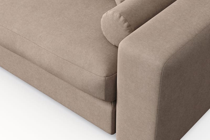 Adelsö by Gynning 5-sits Vändbar L-formad Djup Divansoffa i Tyg - Beige - Möbler - Soffa - Divansoffa & schäslongsoffa