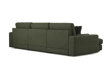 Adelsö by Gynning 5-sits Vändbar L-formad Djup Divansoffa i Tyg - Grön - Möbler - Soffa - Divansoffa & schäslongsoffa