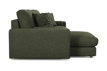 Adelsö by Gynning 5-sits Vändbar L-formad Djup Divansoffa i Tyg - Grön - Möbler - Soffa - Divansoffa & schäslongsoffa