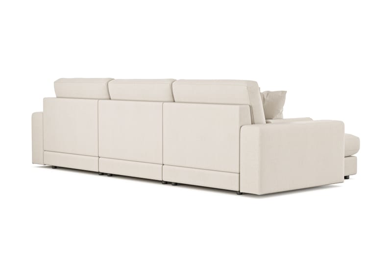 Adelsö by Gynning 5-sits Vändbar L-formad Djup Divansoffa i Tyg - Ljusbeige - Möbler - Soffa - Divansoffa & schäslongsoffa