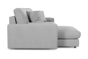 Adelsö by Gynning 5-sits Vändbar L-formad Djup Divansoffa i Tyg - Ljusgrå - Möbler - Soffa - Divansoffa & schäslongsoffa