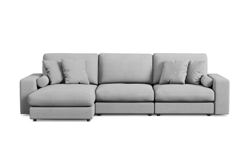 Adelsö by Gynning 5-sits Vändbar L-formad Djup Divansoffa i Tyg - Ljusgrå - Möbler - Soffa - Divansoffa & schäslongsoffa