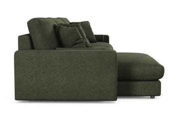 Adelsö by Gynning 6-sits Vändbar L-formad Djup Divansoffa i Tyg - Grön - Möbler - Soffa - Divansoffa & schäslongsoffa