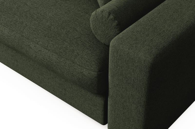 Adelsö by Gynning 6-sits Vändbar L-formad Djup Divansoffa i Tyg - Grön - Möbler - Soffa - Divansoffa & schäslongsoffa