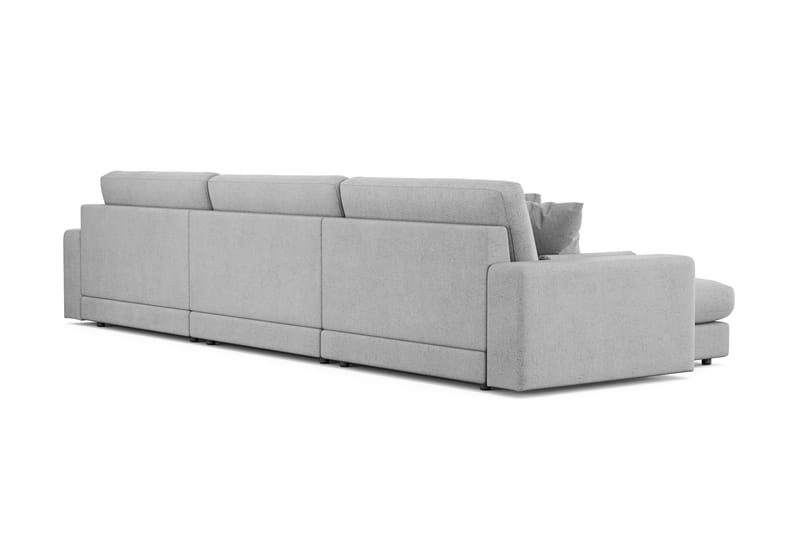 Adelsö by Gynning 6-sits Vändbar L-formad Djup Divansoffa i Tyg - Ljusgrå - Möbler - Soffa - Divansoffa & schäslongsoffa