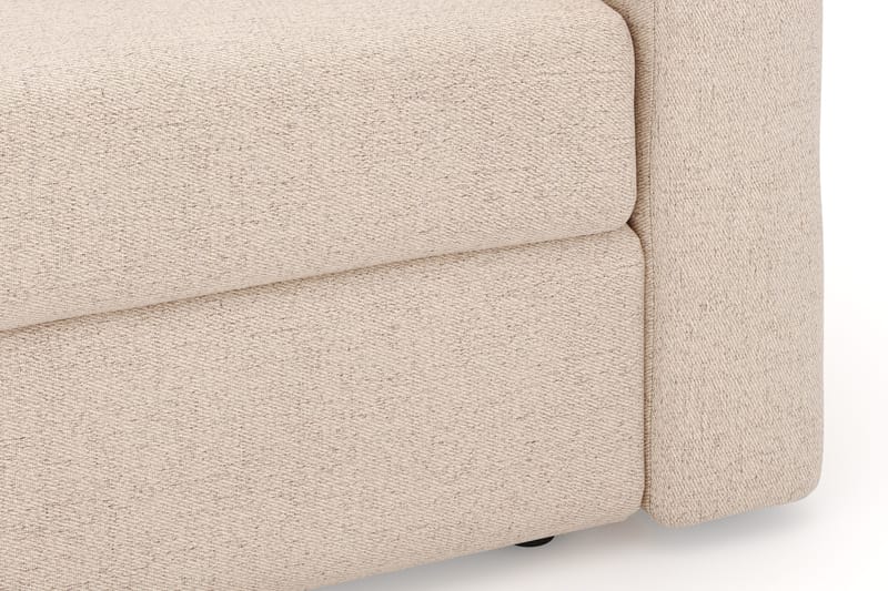 Alnaryd 2-3-sits Bäddsoffa med Fällbart Armstöd - Beige - Möbler - Soffa - Bäddsoffa - 2 sits bäddsoffa