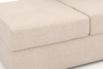 Alnaryd 2-3-sits Bäddsoffa med Fällbart Armstöd - Beige - Möbler - Soffa - Bäddsoffa - 2 sits bäddsoffa