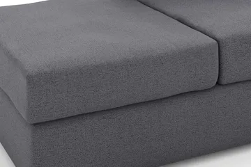 Alnaryd 2-3-sits Bäddsoffa med Fällbart Armstöd - Grå - Möbler - Soffa - Bäddsoffa - 2 sits bäddsoffa