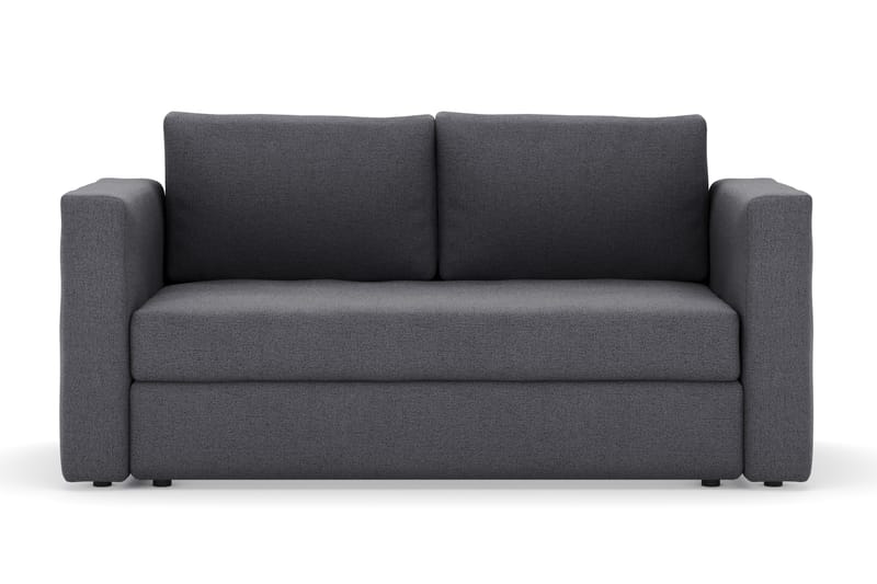 Alnaryd 2-3-sits Bäddsoffa med Fällbart Armstöd, Grå