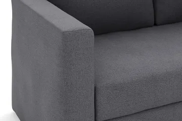 Alnaryd 2-3-sits Bäddsoffa med F ällbart Armstöd - Grå - Möbler - Soffa - Bäddsoffa - 2 sits bäddsoffa