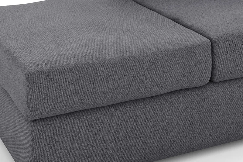 Alnaryd 2-3-sits Soffa med Fällbart Armstöd - Grå - Möbler - Soffa - 2 sits soffa