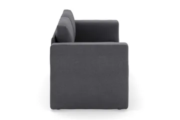 Alnaryd 2-3-sits Soffa med Fällbart Armstöd - Grå - Möbler - Soffa - 2 sits soffa