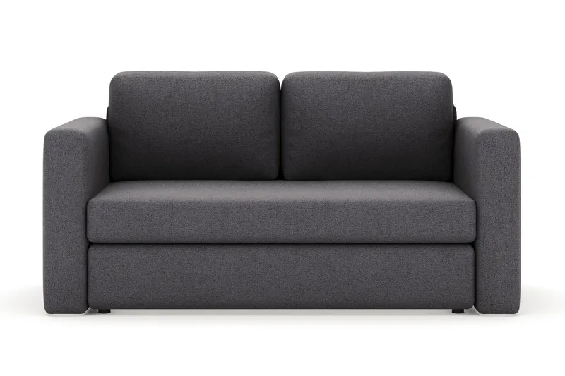 Alnaryd 2-3-sits Soffa med Fällbart Armstöd, Grå