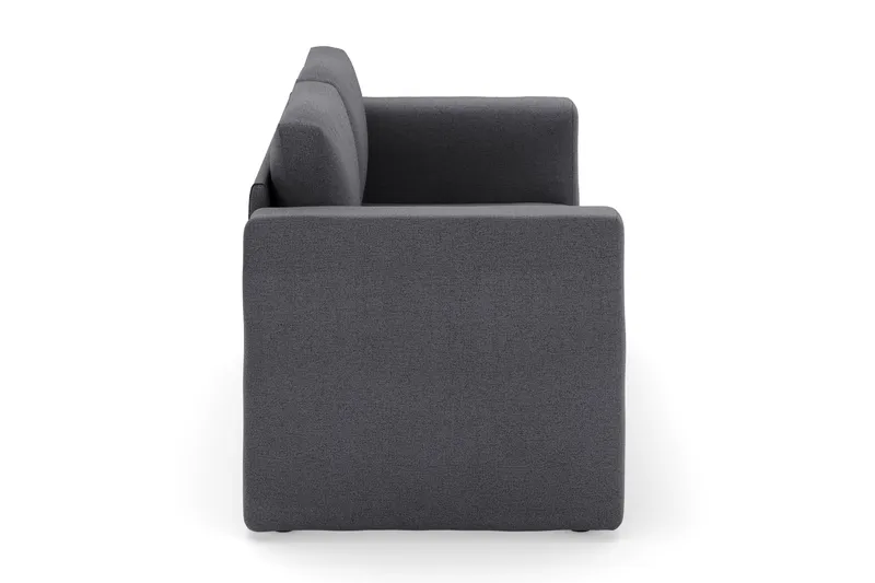 Alnaryd 2-3-sits Soffa med Fällbart Armstöd, Grå