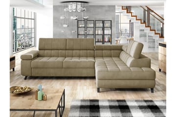 Amshyttan Soffa med Schäslong 3-sits - Beige - Möbler - Soffa - Sammetssoffa