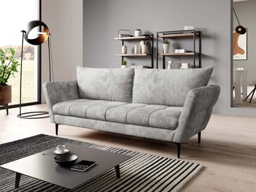 Ancienne 3-sits Soffa - grå - Möbler - Soffa - 2 sits soffa