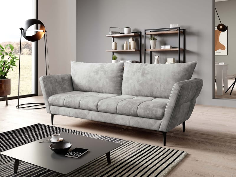 Ancienne 3-sits Soffa - grå - Möbler - Soffa - 2 sits soffa