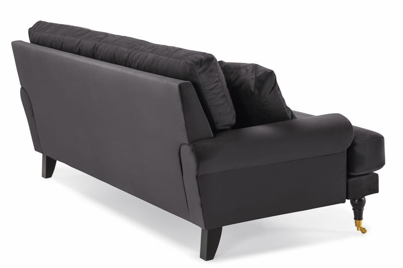 Andrew 2-sits Sammetssoffa - Mörkgrå - Möbler - Soffa - Sammetssoffa