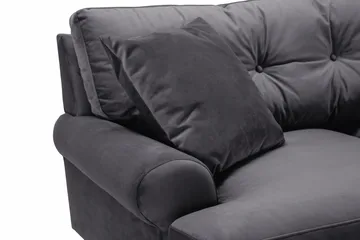 Andrew 2-sits Sammetssoffa - Mörkgrå - Möbler - Soffa - Sammetssoffa