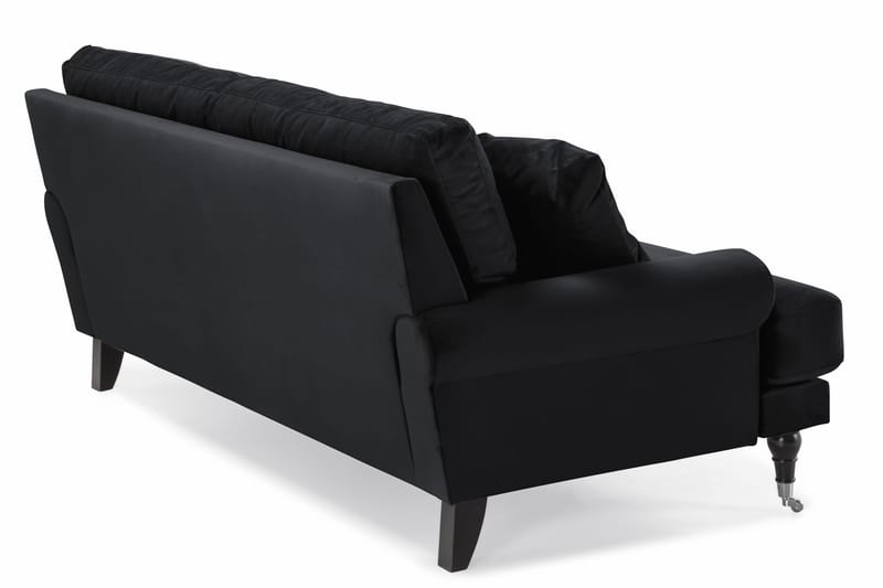 Andrew 2-sits Sammetssoffa - Svart - Möbler - Soffa - Sammetssoffa