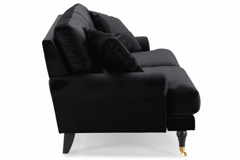 Andrew 2-sits Sammetssoffa - Svart - Möbler - Soffa - Sammetssoffa